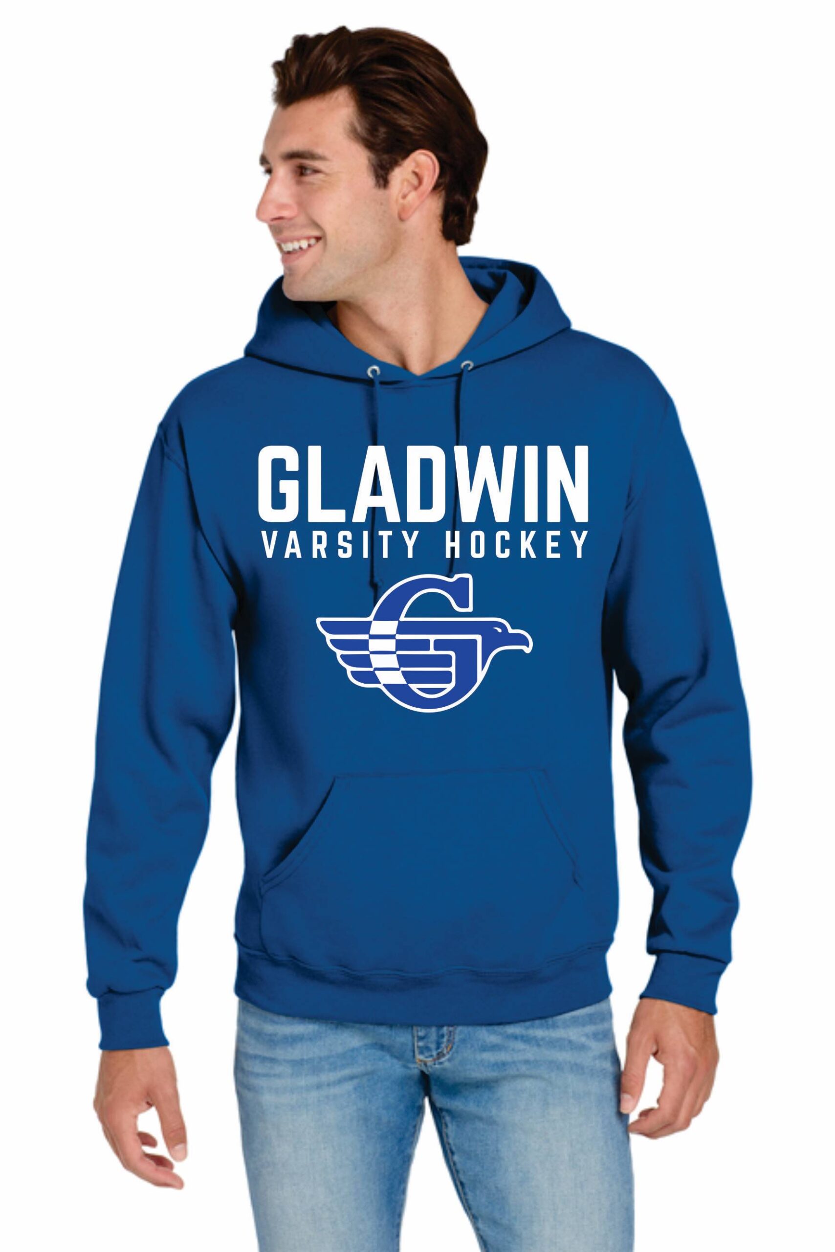 Jerzees® NuBlend® Pullover Hooded Sweatshirt - Royal