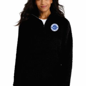 Port Authority® Women's Cozy 1/4-Zip Fleece - Black