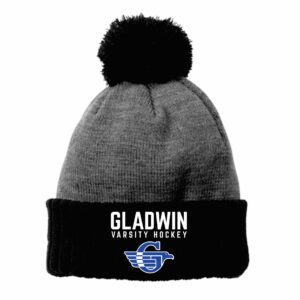 New Era® Colorblock Cuffed Beanie - Black and Gray